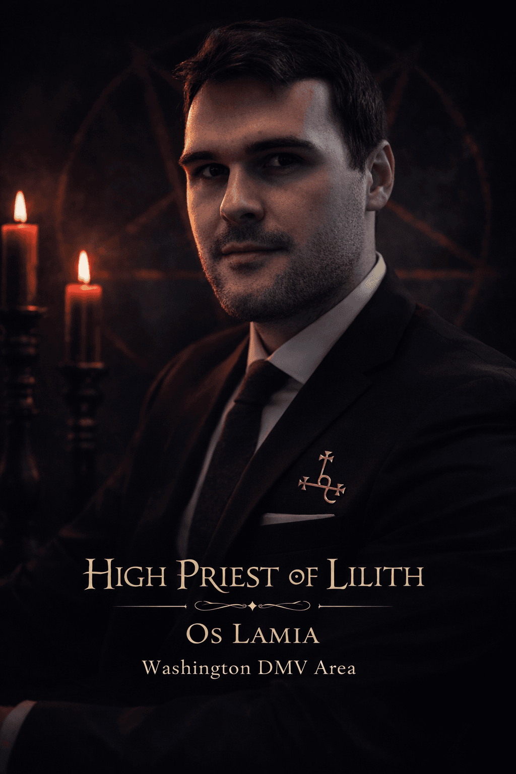 Os Lamia, High Priest of Lilith — formal portrait